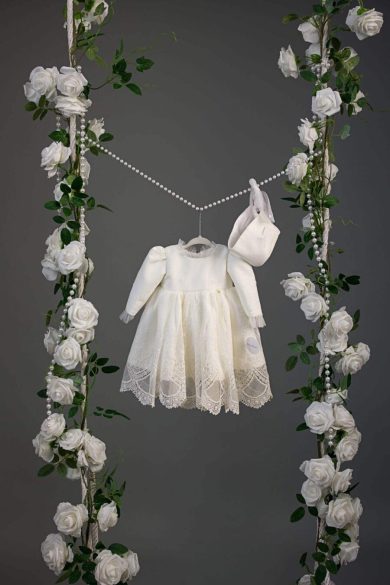 Rochie fetite ivoire botez Aria