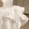 Rochie botez cu fundite pentru fetite Penelope