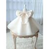 Rochie eleganta ivoire cu fundite pentru fetite Theodora