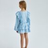 Compleu bleu din muselina pentru fete Ysalline