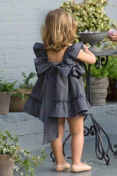 Rochie din muselina cu volanase pentru fete Anna