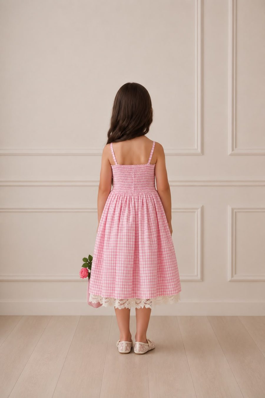 Rochie carouri roz pentru fete Ronnie