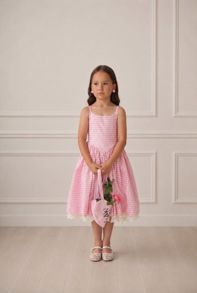 Rochie carouri roz pentru fete Ronnie