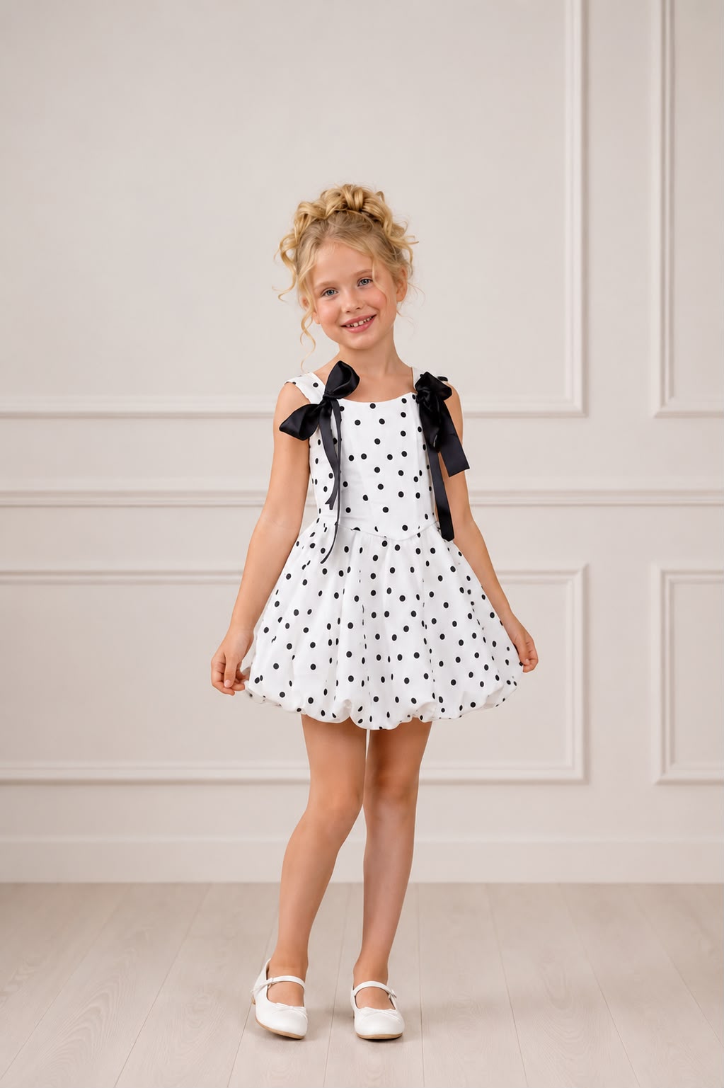 Set 2 piese cu buline pentru fete Rozzie