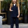 Costum stofa bleumarin pentru fete Mon Bébé x Cataleya